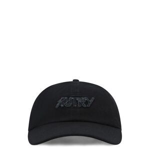 AUTRY Baseball Cap with Embroidered Logo Men BLACK Hats & Caps